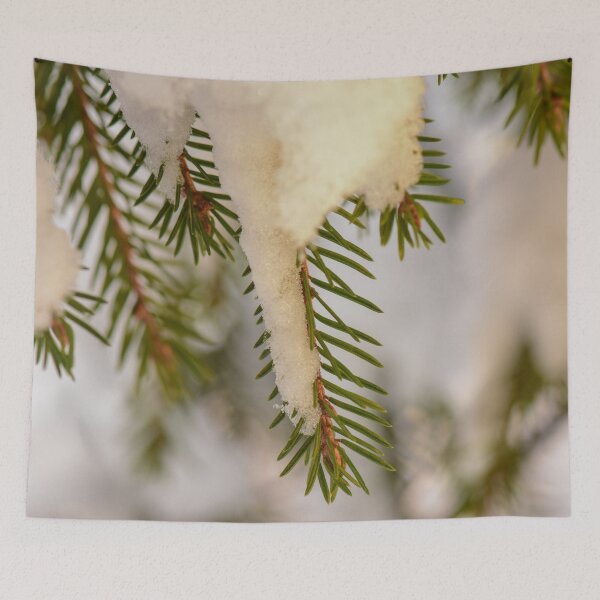 Item preview, Winter  snowy spruce branches designed and sold by yarvin13.