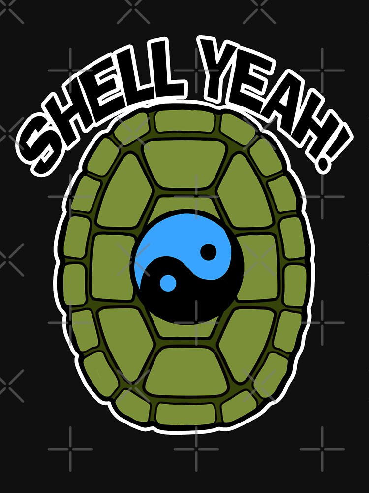 Thumbnail 7 of 7, Classic T-Shirt, Shell Yeah Blue Sticker designed and sold by cybercat.