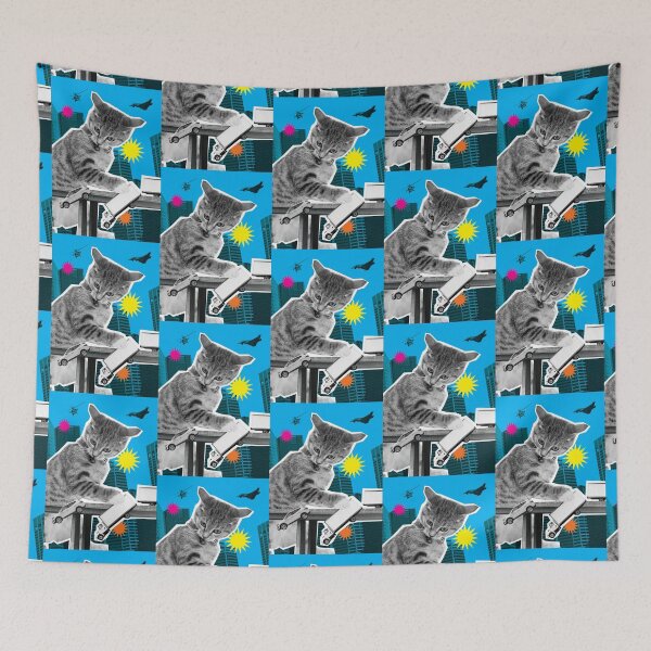 Item preview, KATZILLAZ - 01 - FLYOVER ASSAULT - FELINE KAIJU - MONSTER CAT !!! designed and sold by Clifford Hayes.