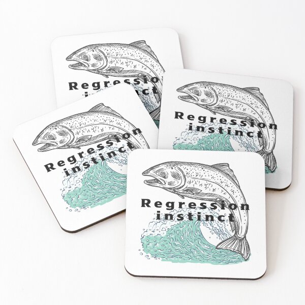 Item preview, Regression Instinct Salmon designed and sold by Joricherry.
