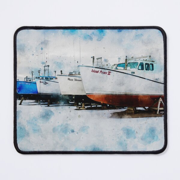 Item preview, North Rustico Fishing Boats PEI 3 designed and sold by Robert Alsop.