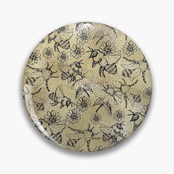 Item preview, Vintage Honey Bees Patterns designed and sold by Saraartwork.