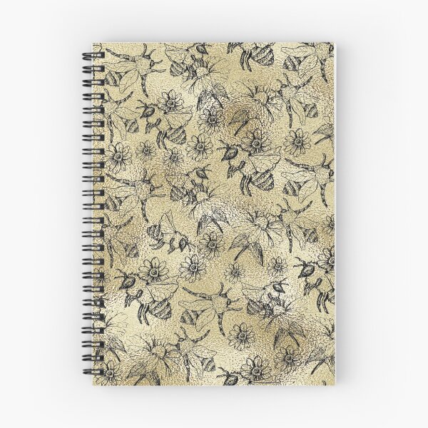 Item preview, Vintage Honey Bees Patterns designed and sold by Saraartwork.