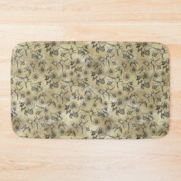 Item preview, Vintage Honey Bees Patterns designed and sold by Saraartwork.