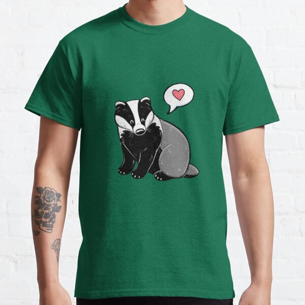 Love Heart Badger Classic T-Shirt