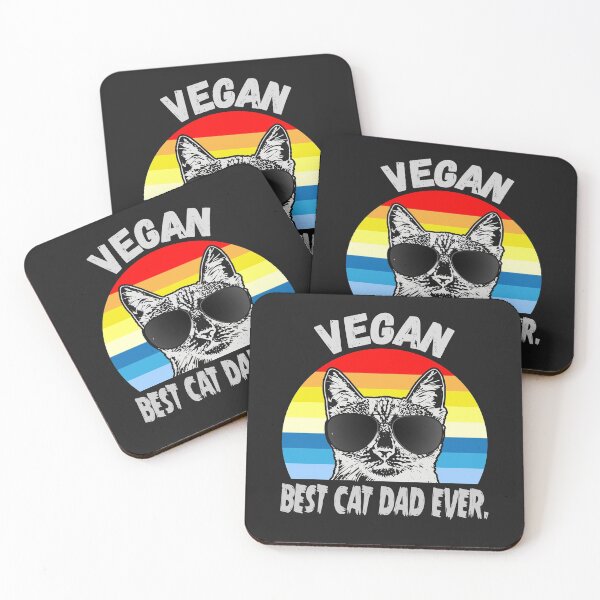 Item preview, Vegan Best Cat Dad Ever World's Greatest Cat Dad designed and sold by BhavyaBathla.