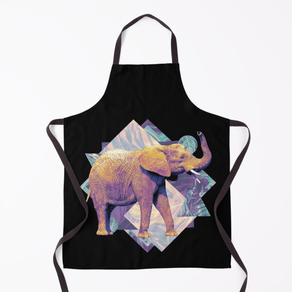 Item preview, Vintage Elephant On Geometric Shapes designed and sold by solimangomaa.