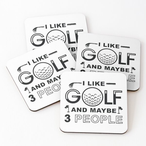 Item preview, I Like Golf And Maybe 3 People designed and sold by cherrific.