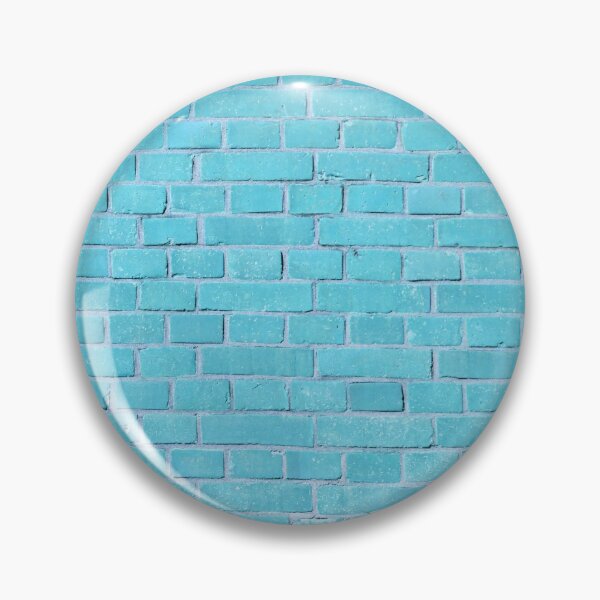 Item preview, Turquoise Blue Brick Wall designed and sold by cgroenewald.