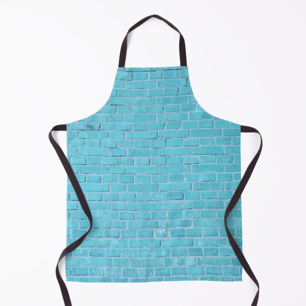 Item preview, Turquoise Blue Brick Wall designed and sold by cgroenewald.