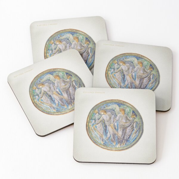 Item preview, Scattered Starwort Sir Edward Burne Jones painting designed and sold by UsedToBeStatue.