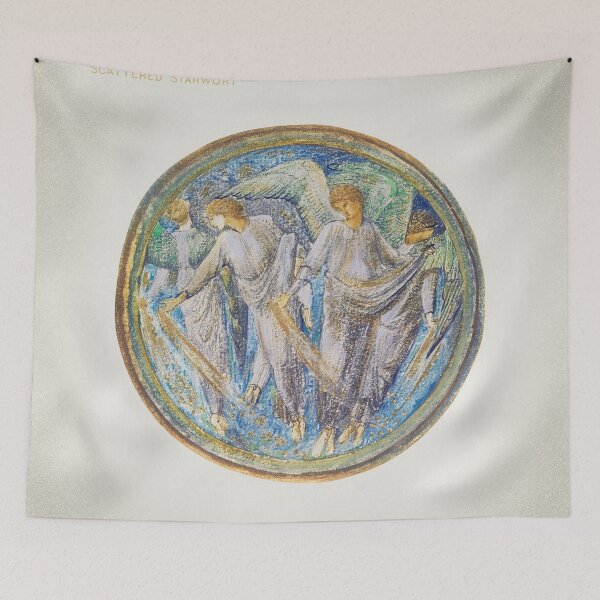 Item preview, Scattered Starwort Sir Edward Burne Jones painting designed and sold by UsedToBeStatue.