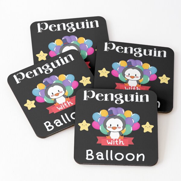 Item preview, PENGUIN WITH BALLOON designed and sold by BankDesign2001.