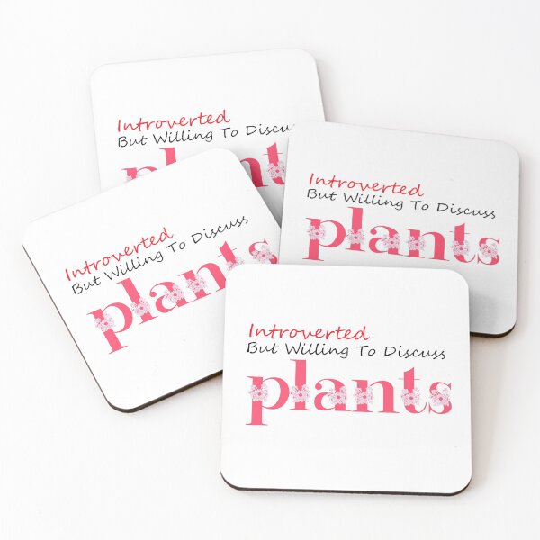 Item preview, Introverted but willing to discuss plants designed and sold by ErmessThiings.