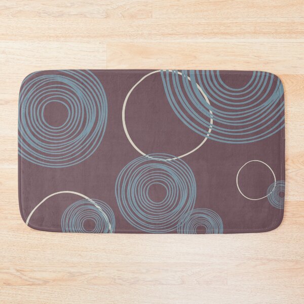 Item preview, Flytende, Abstract Round Floating Pattern on Maroon designed and sold by BesanoStyle.