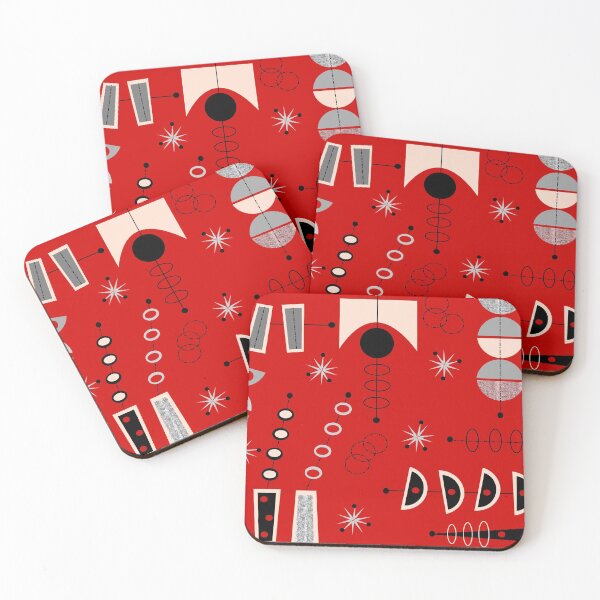 Item preview, Mid-Century Modern Red Abstract 2 designed and sold by gailg1957.