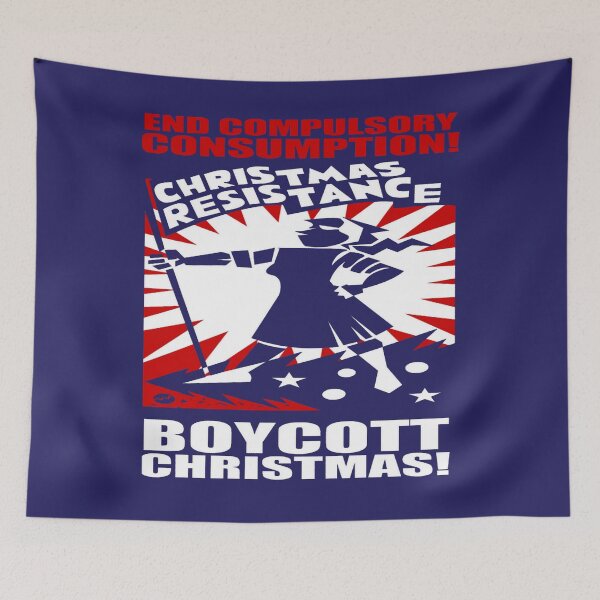 Item preview, End Wasteful Consumption Christmas Resistance designed and sold by taiche.