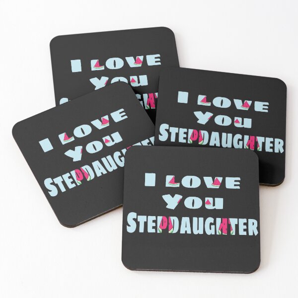 Item preview, I love you stepdaughter gift designed and sold by salahnewdesign.
