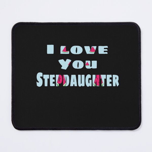 Item preview, I love you stepdaughter gift designed and sold by salahnewdesign.