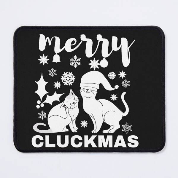 Item preview, funny christmas cat pajama, merry cluckmas designed and sold by Salwastore.