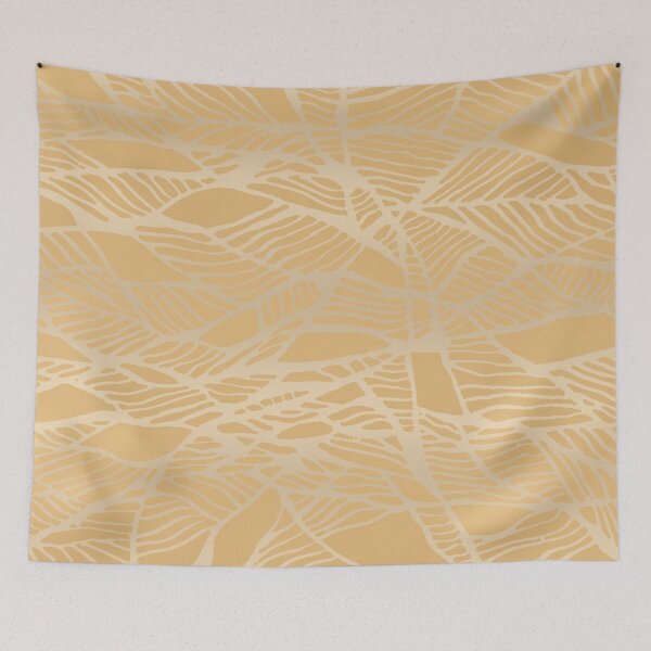 Item preview,  Elegant  Abstract line art in light yellow background designed and sold by jeanyun48.