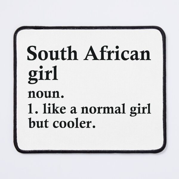 Item preview, South African Girl Funny Africa Family designed and sold by woodesigner.