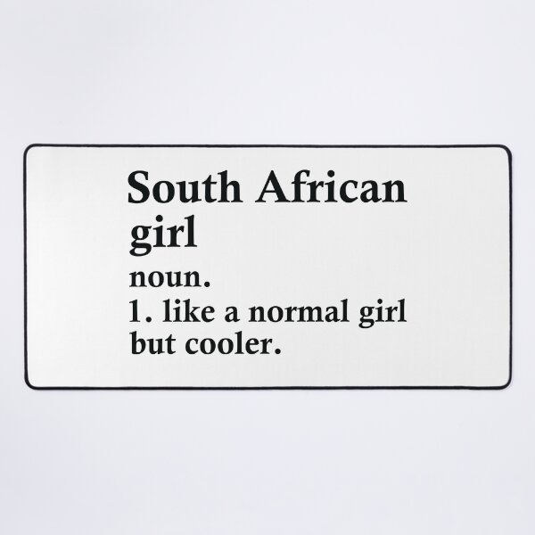 Item preview, South African Girl Funny Africa Family designed and sold by woodesigner.