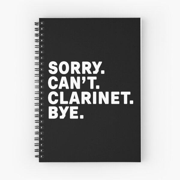 Item preview, Sorry. Clarinet. Bye. designed and sold by Kathyy-.