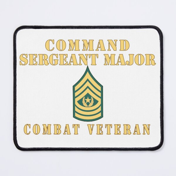 Item preview, Army - Command Sergeant Major - Combat Veteran - Line designed and sold by Military Insignia Products.