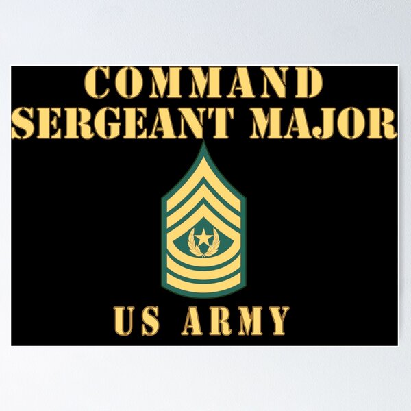 Item preview, Army - Command Sergeant Major - Line designed and sold by Military Insignia Products.