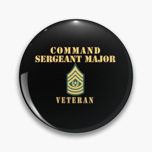 Item preview, Army - Command Sergeant Major - Veteran - Line designed and sold by Military Insignia Products.