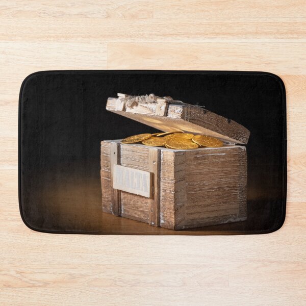 Item preview, gold coins in a treasure box designed and sold by Stefan Rotter.