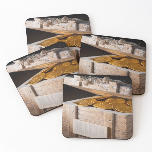 Item preview, gold coins in a treasure box designed and sold by Stefan Rotter.