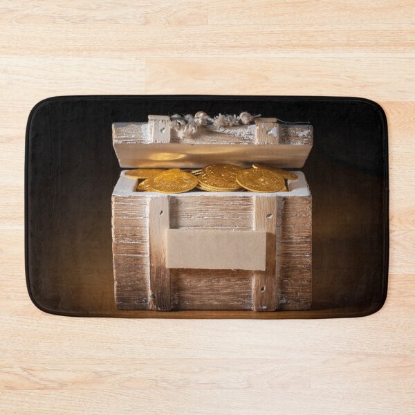 Item preview, gold coins in a treasure box designed and sold by Stefan Rotter.