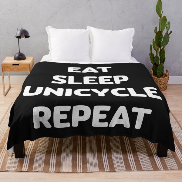 Item preview, Eat sleep unicycle repeat 2.0 designed and sold by Anna Prendergast.