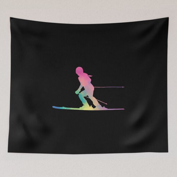 Item preview, Skiing Colorfull - Cute Ski ladies designed and sold by print hasan.