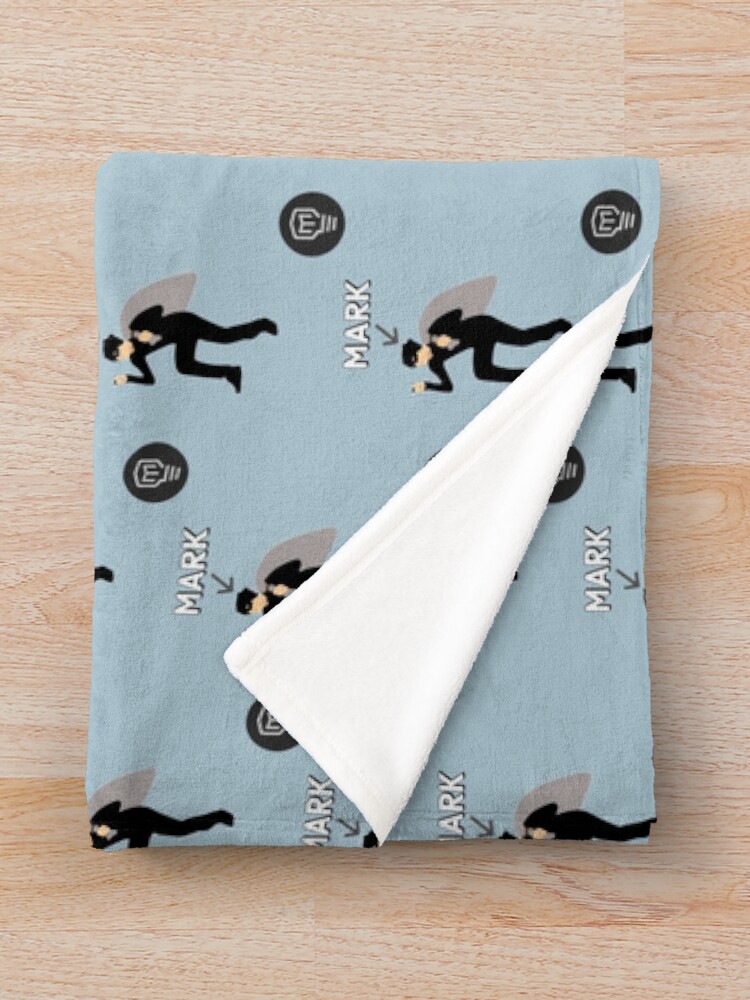 "Mark Rober Pun " Throw Blanket for Sale by Redbubble