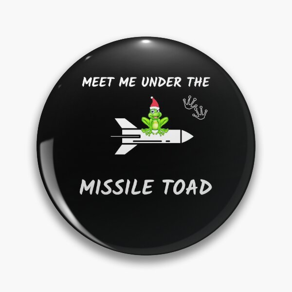 Item preview, Funny Meet Me Under The Missile Toad Christmas Frog Santa Hat Rocket designed and sold by sichaz.
