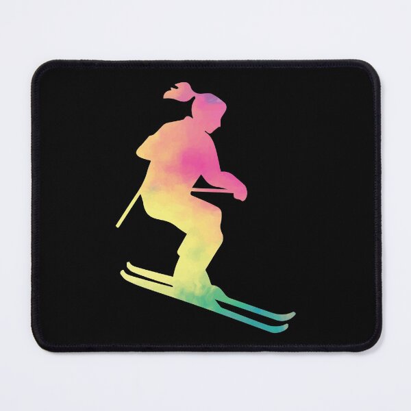 Item preview, Skiing Colorfull - Cute Ski Lover ladies designed and sold by print hasan.