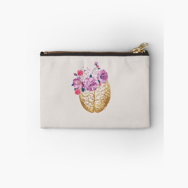 Item preview, Vintage Brain Anatomy with flowers designed and sold by Lawandmedical.