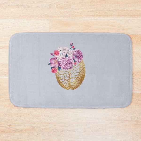 Item preview, Vintage Brain Anatomy with flowers designed and sold by Lawandmedical.