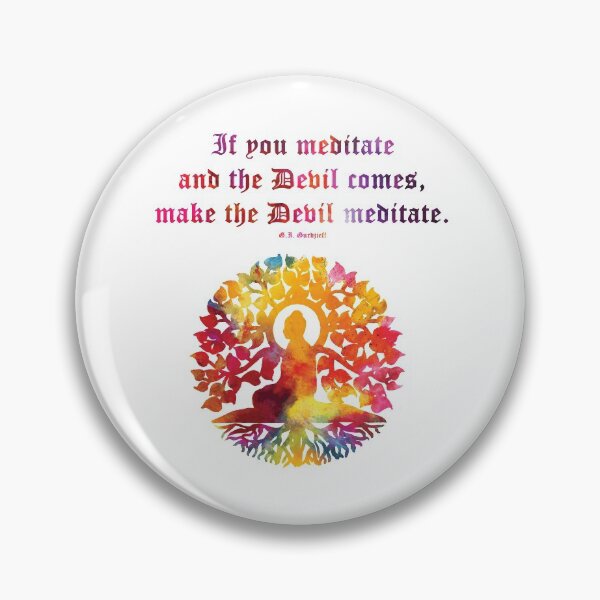 Item preview, Gurdjieff on Meditation designed and sold by WanderingGraha.