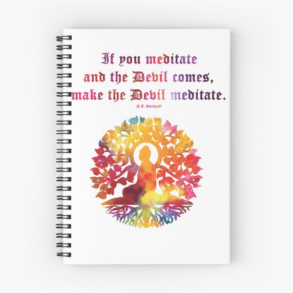 Item preview, Gurdjieff on Meditation designed and sold by WanderingGraha.