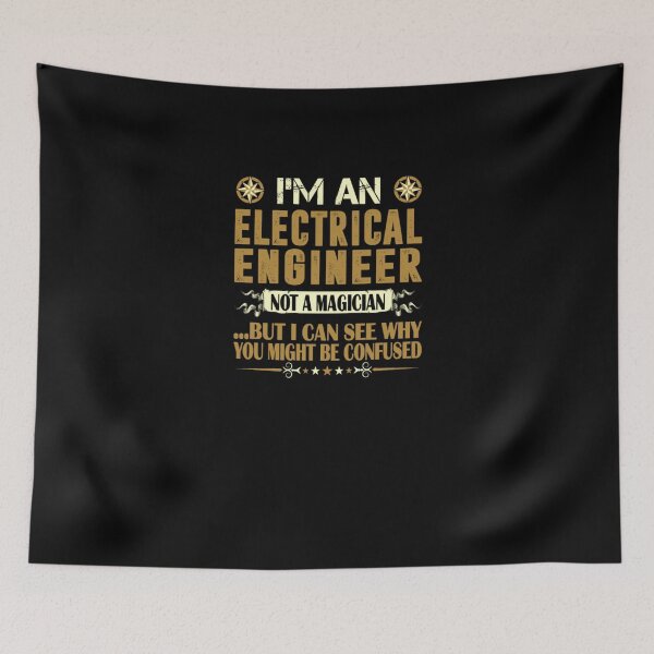Item preview, Electrical Engineer Not Magician designed and sold by aryagiri.