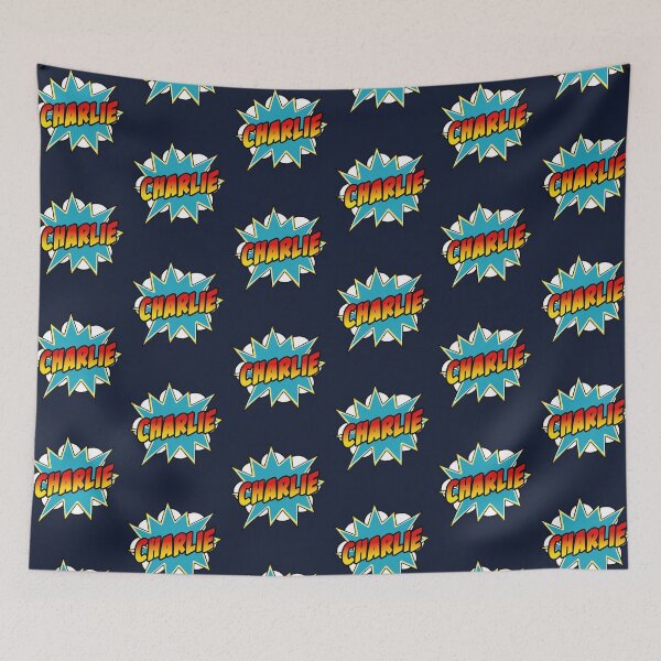 Item preview, Boys Charlie Comic Book Superhero Name designed and sold by Rixta82.