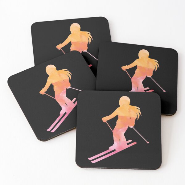 Item preview, Skiing Colorfull - Cute Ski Jumper ladies designed and sold by print hasan.