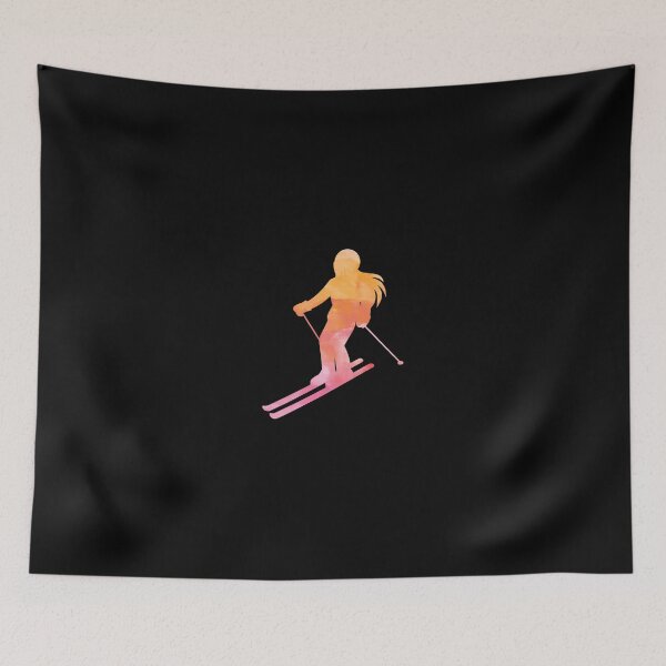 Item preview, Skiing Colorfull - Cute Ski Jumper ladies designed and sold by print hasan.