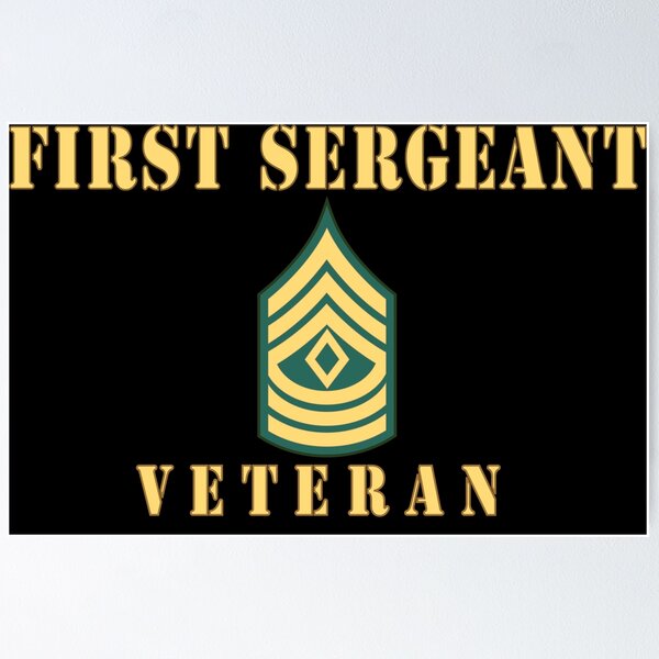 Item preview, Army - First Sergeant - Veteran - Line designed and sold by Military Insignia Products.