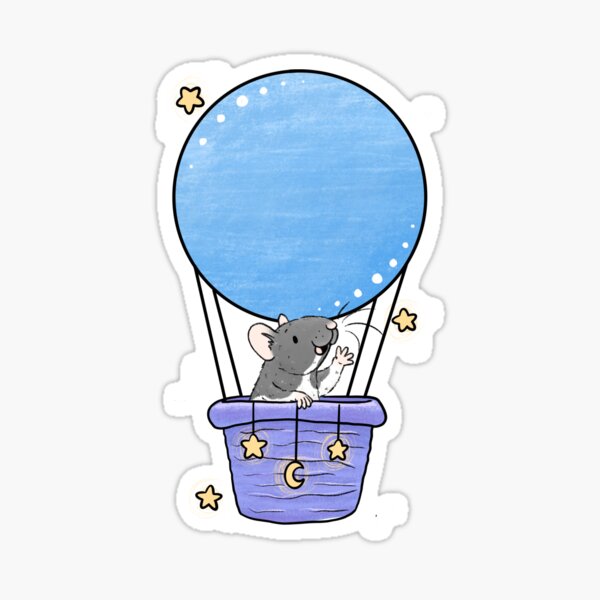 Neptune Balloon Rat Sticker