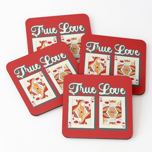 Item preview, True Love King And Queen Heart Playing Cards, Lovely Valentines Day Design designed and sold by TrulyEpoque.